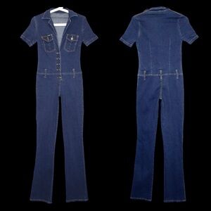 Frankie b denim jumpsuit